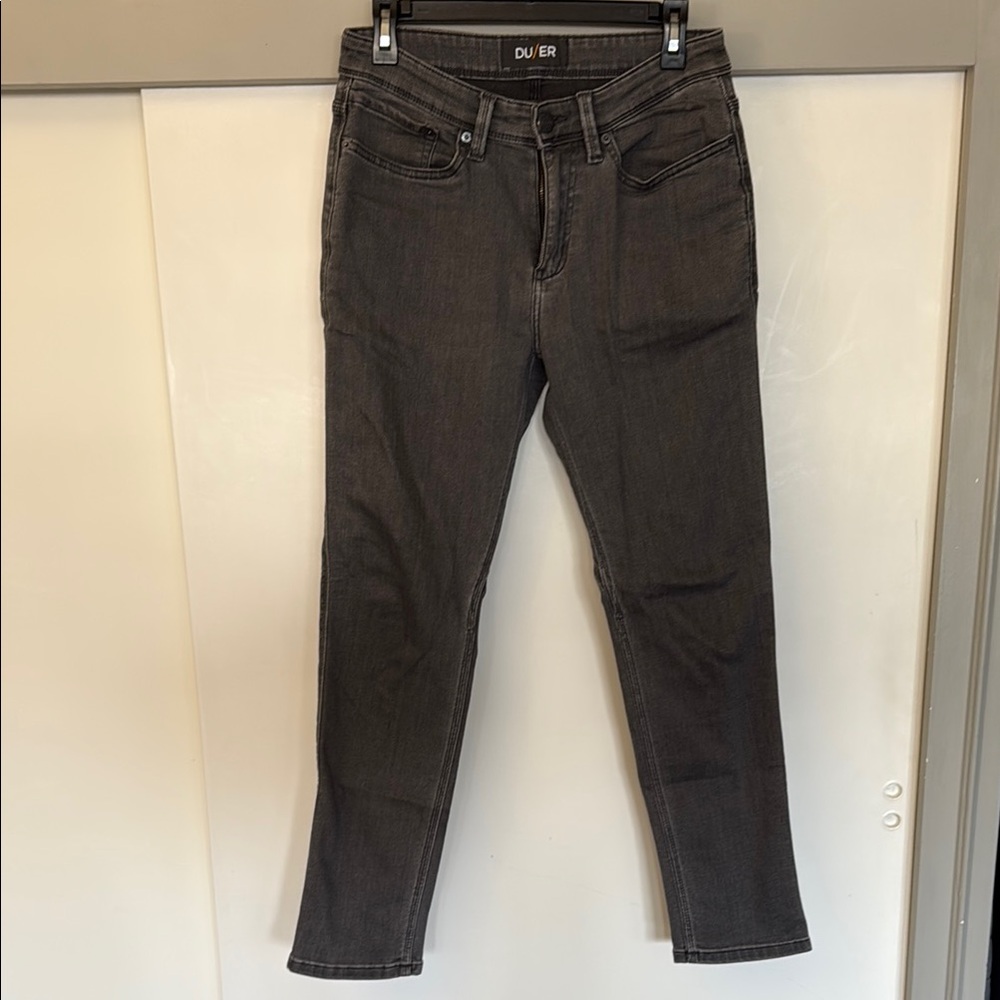 Du/er Grey Performance Denim Slim jeans 30x30